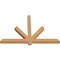 Ekena Millwork Kennewick Timber Gable Bracket, Western Red Cedar, 60"W x 40"H x 3 1/2"D x 3 1/2"F, 16/12 Pitch GBW060X40X0404KEN00SWR - alternate 5